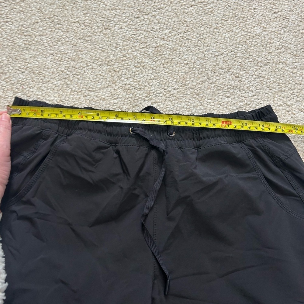 Eddie Bauer Women's Black Polar Fleece Pants Lined Pull-On Size 6 Joggers - Picture 13 of 14